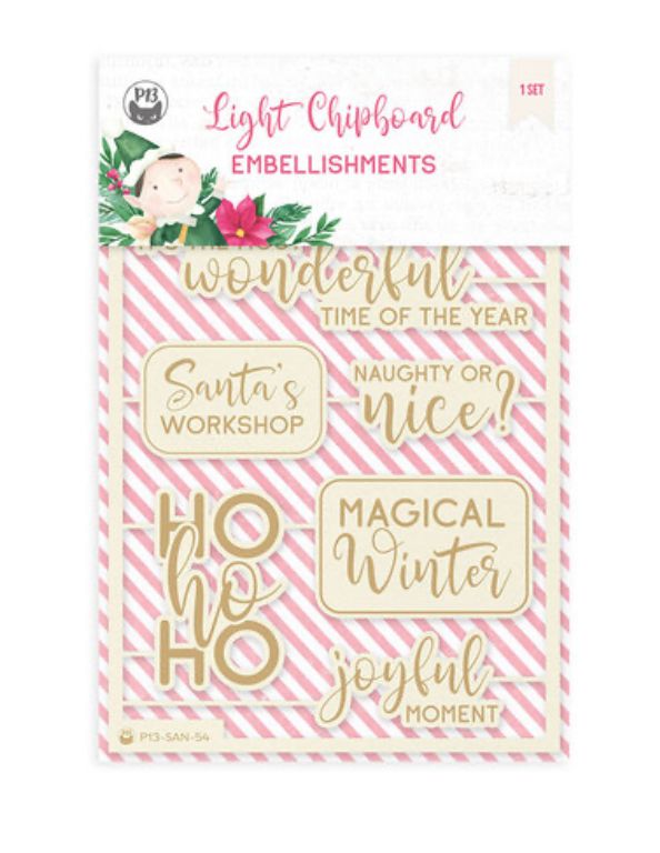 Santa&#39;s Workshop - Chipboard Embellishments 06