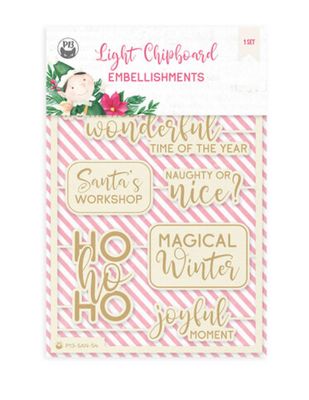 Santa&#39;s Workshop - Chipboard Embellishments 06