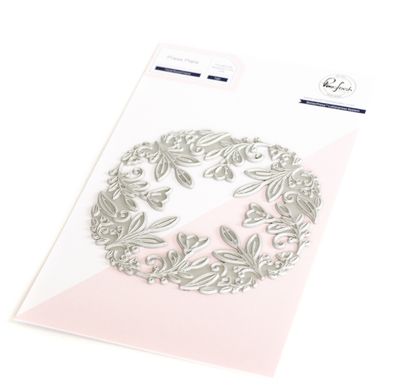 Press Plate - Floral Round Frame