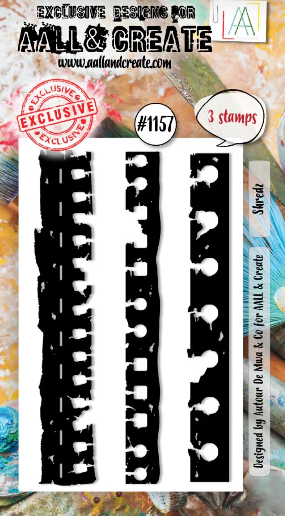 Shredz - A8 Stamp Set #1157