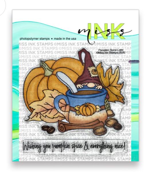 Pumpkin Spice Latte Clear Stamp