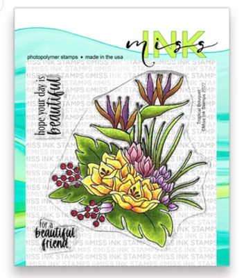 Tropical Bouquet Clear Stamp