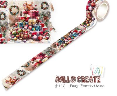 Foxy Festivities - Washi Tape #112