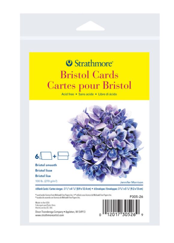 Bristol Cards 3.5&quot; X4.875&quot; 300 Series 6pk)