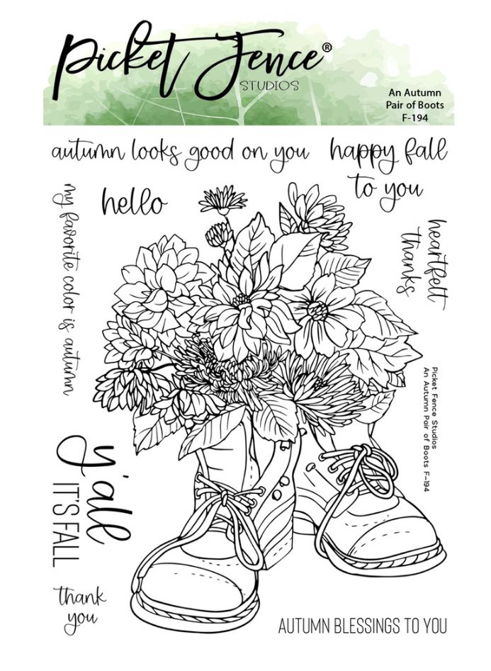 An Autumn Pair Of Boots - Clear Stamp