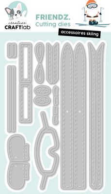 Skiing Friendz - CCL Cutting Die Accesories 11pcs