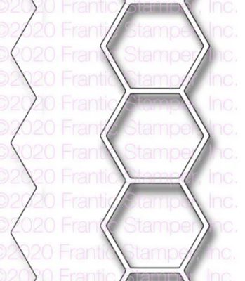 Frantic Stamper - Slimeline Hexagon Boarders