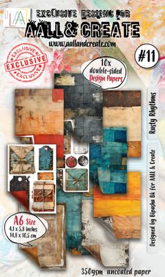 Rusty Rhythms - A6 Design Paper #11