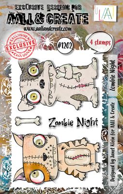 Zombie Night - A7 Stamp Set #1202