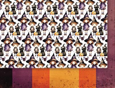 Spooky Halloween - B Double Sided 12x12 Single Sheet