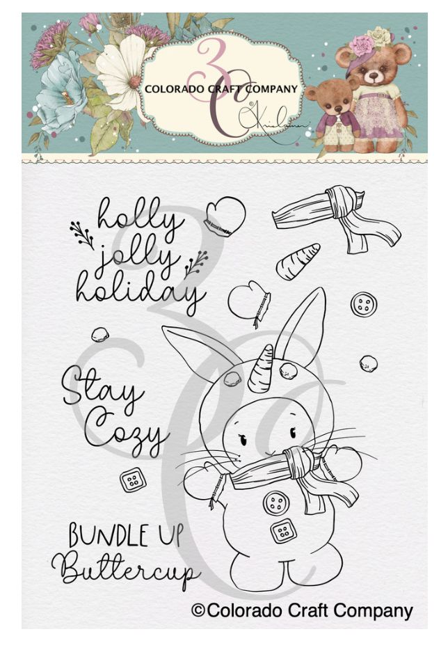 Bundle Up Bunny - Clear Stamp