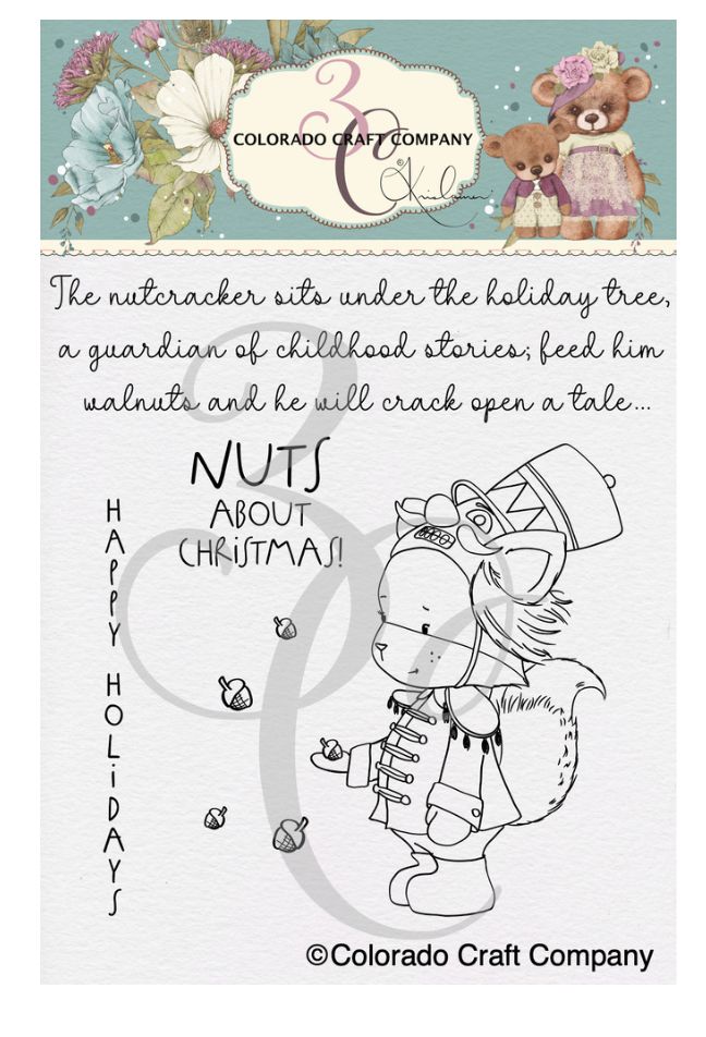 Nutcracker Fox - Clear Stamp