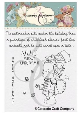 Nutcracker Fox - Clear Stamp