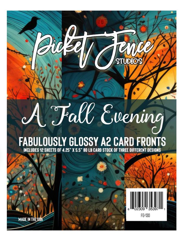 Fabulously Glossy A2 Card Fronts - A Fall Evening (12pk)