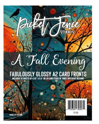 Fabulously Glossy A2 Card Fronts - A Fall Evening (12pk)
