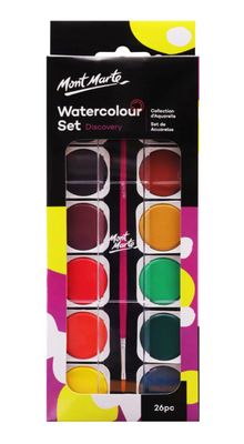 Monte Marte 26 Pc Water Colour Set - Discovery