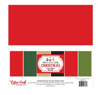 Have A Holly Jolly Christmas - 12x12 Solids Kit