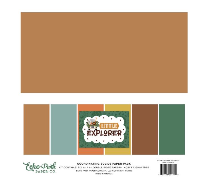 Little Explorer - 12x12 Solids Kit