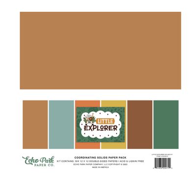 Little Explorer - 12x12 Solids Kit