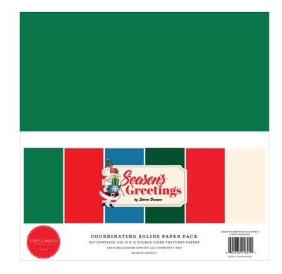 Seasons Greetings - 12 X12 Solids Kit