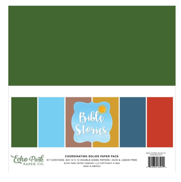 Bible Stories - 12x12 Collection Kit