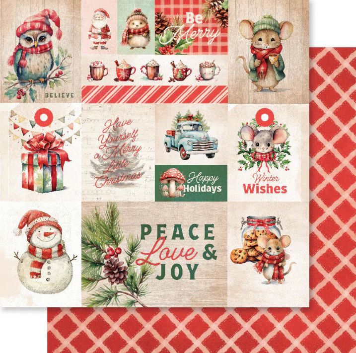 Woodland Christmas (A) Single Sheet Paper