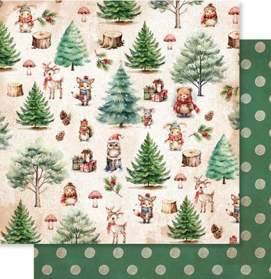 Woodland Christmas (C) Single Sheet Paper