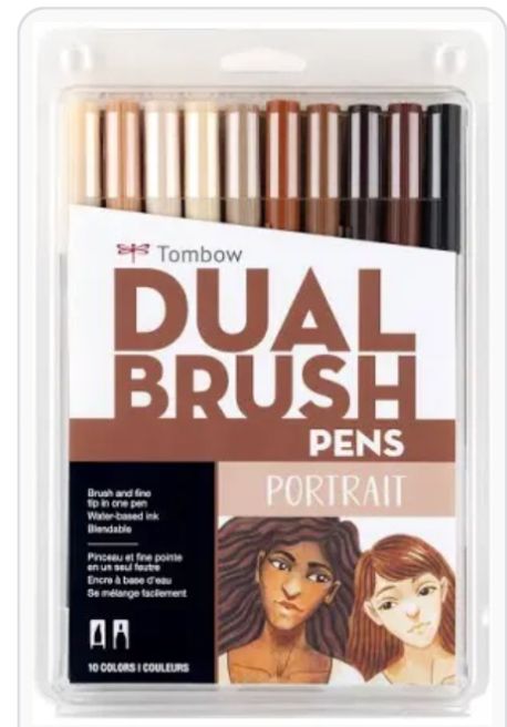 Dual Brush Pens - Portrait 10pk