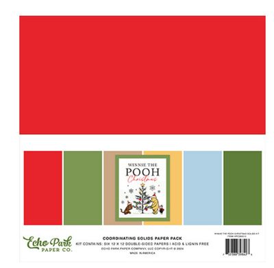 Winnie The Pooh Christmas - 12x12 Solids Kit
