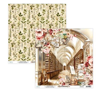 12x12 Patterned Paper - Academia 01