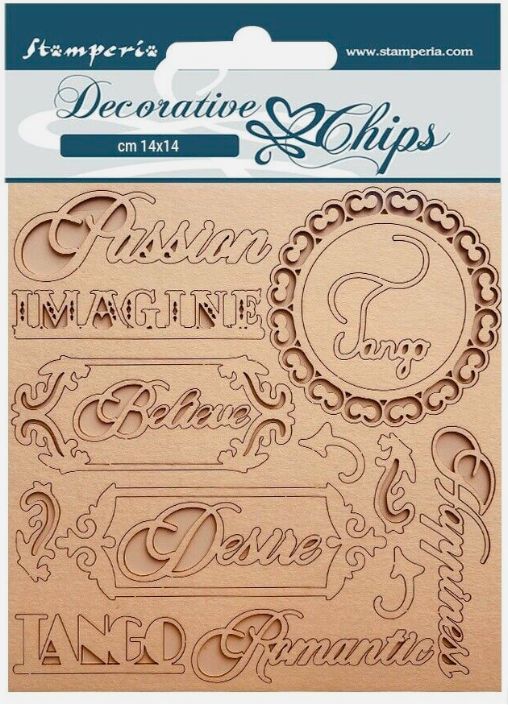 Desire - Writings Decorative Chips