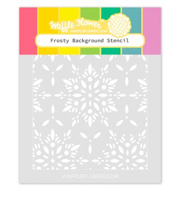 Frosty Background Stencil