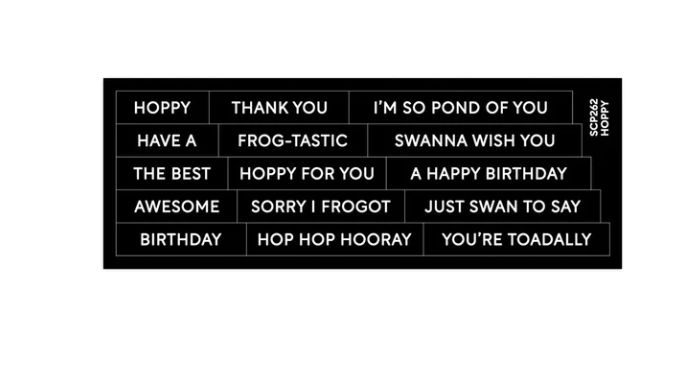 Stitchable Cards Diecut Sheets - Subsentiments Hoppy