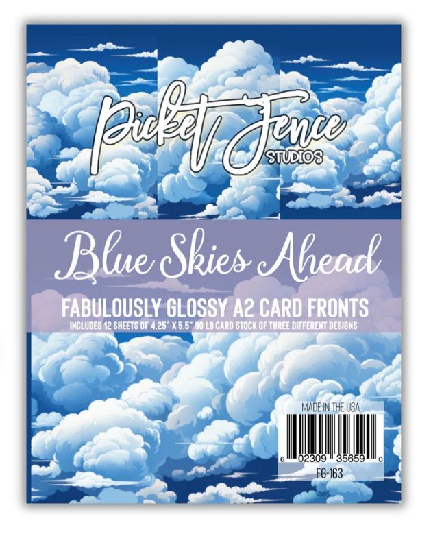 Fabulously Glossy A2 Card Fronts - Blue Skies Ahead 12pk