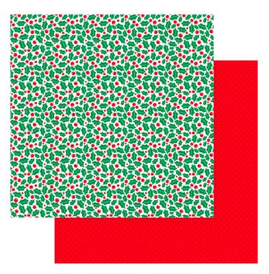 Gnome For The Holidays - Holly Jolly 12x12 Cardstock
