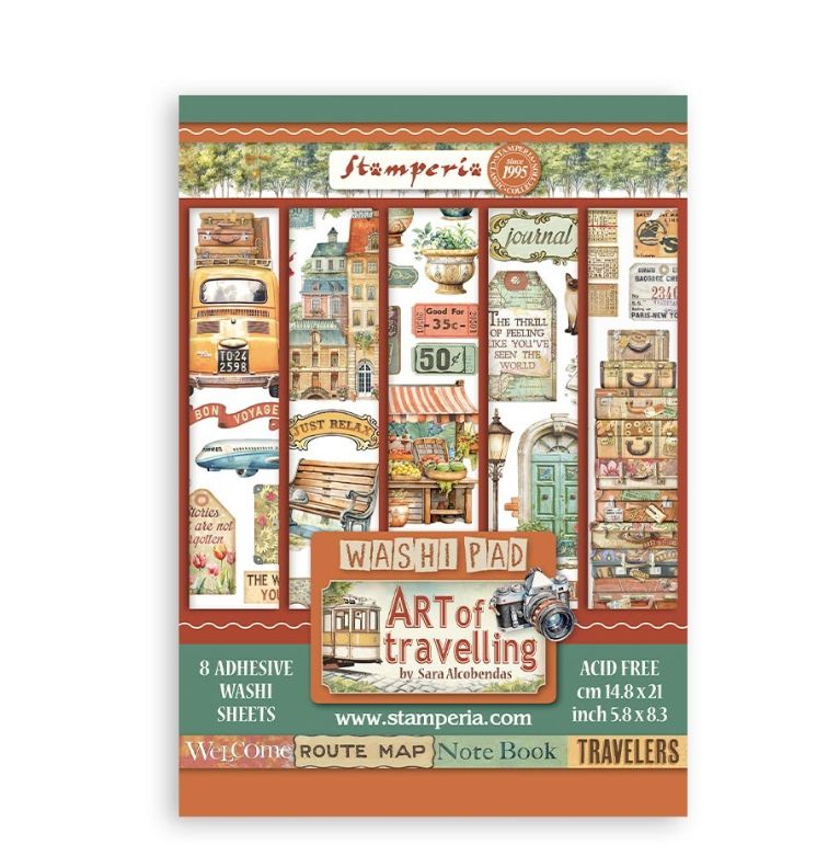 Art Of Travelling - A5 Washi Pad