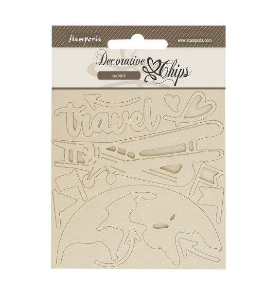 Art Of Travelling - Decorative Chips - Airplane