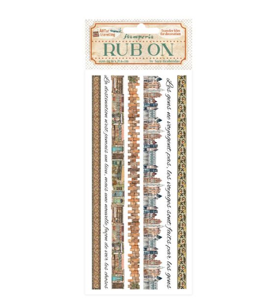 Art Of Travelling - Rub Ons - Stripes