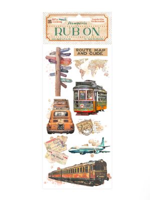 Art Of Travelling -Rub Ons - Transports