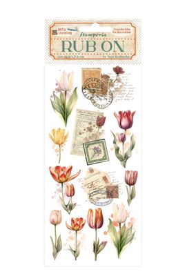 Art Of Travelling - Rub Ons - Tulips