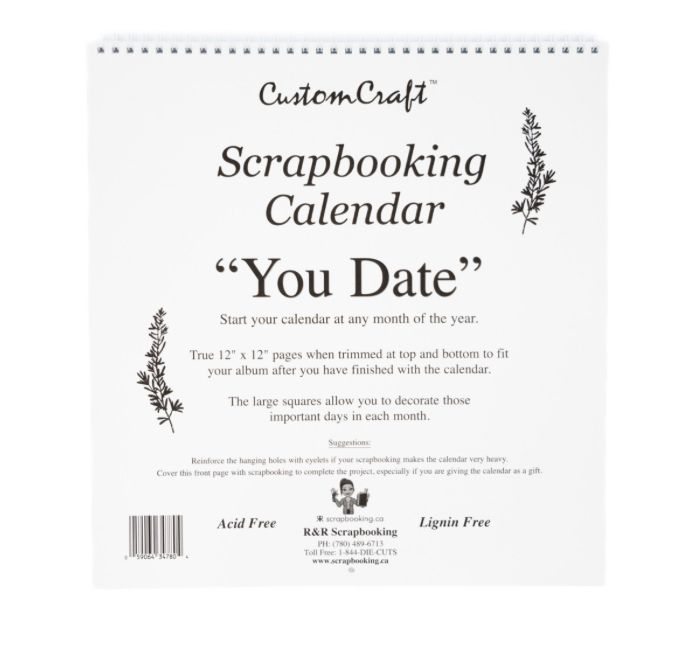 &quot;You Date&quot; Custom Calendar 12x12