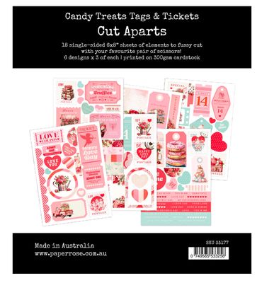 Candy Treats - Tags And Tickets Cut Aparts