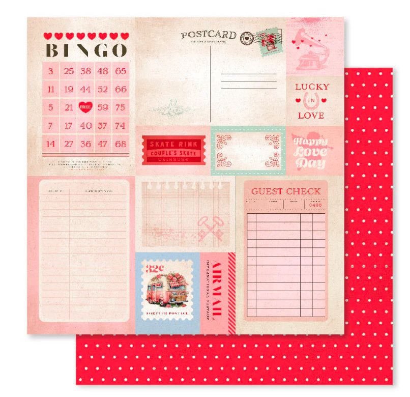 Candy Treats E  12x12 Single Sheet