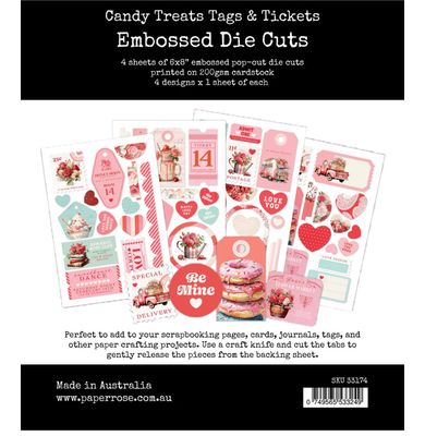 Candy Treats - Tags &amp; Tickets Embossed Die Cuts