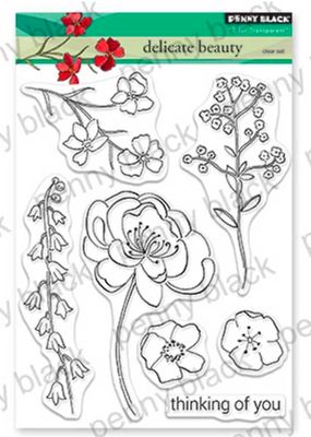 Delicate Beauty - Stamp Set - Penny Black