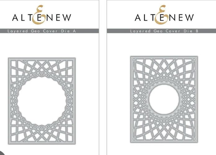 Layered Geo Cover Die A&amp;B - Die Set - Altenew