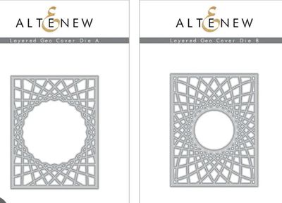 Layered Geo Cover Die A&amp;B - Die Set - Altenew