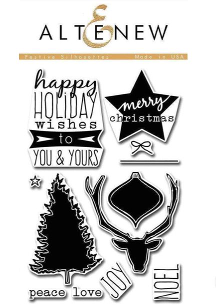 Festive Silhouettes - Stamp &amp; Die Set - Altenew