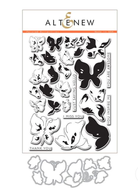 Painted Butterfly - Stamp &amp; Die Set - Altenew