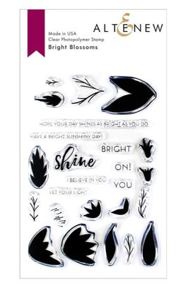 Bright Blossoms - Stamp &amp; Die Set - Altenew